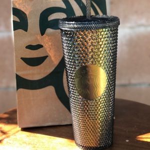 New Fall 2020: Black Studded Starbucks Tumbler